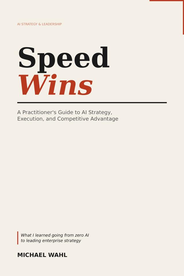 Speed Wins by Michael Wahl, book cover